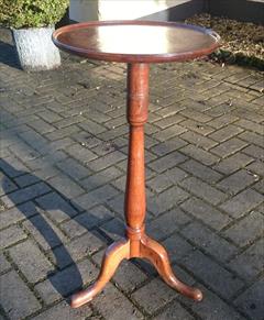 Antique yew wood tripod table.jpg